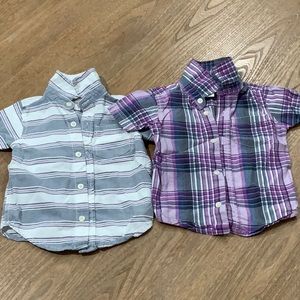 Gymboree®️ Striped/Plaid Button-Down Shirts